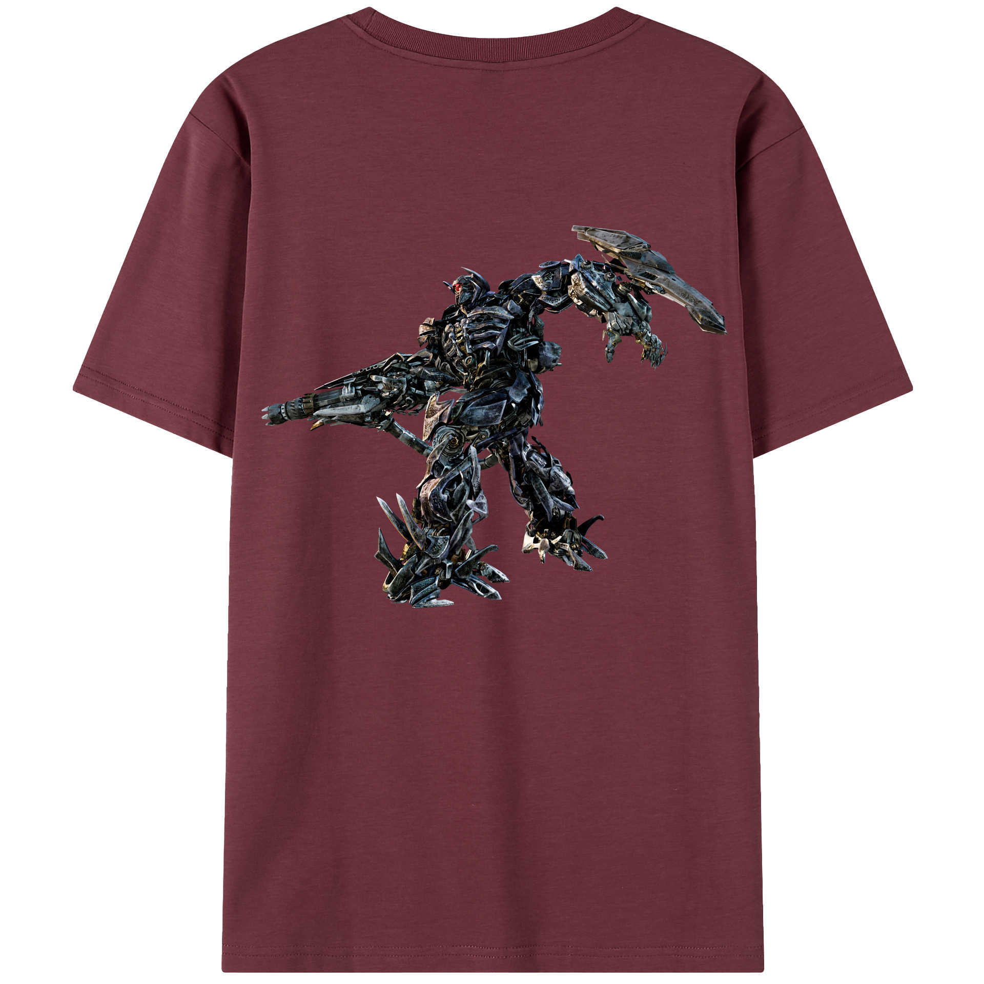 （画像用） Transformers トランスフォーマー 綿100％半袖Tシャツ（背面プリント）